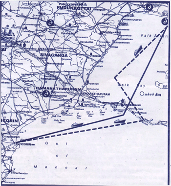 Alternative route for Sethu canal project