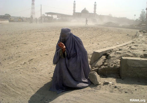 One of the 50000-70000 widows living in Kabul alone