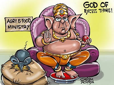 Denigration of Sri Ganesh through a Cartoon by Satish Acharya