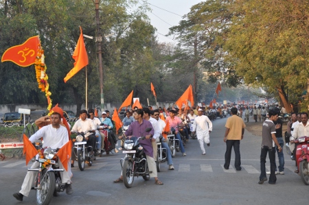 Jalgaon: Vehicle Rally to propagate Hindu Dharmajagruti Sabha on 6 Feb