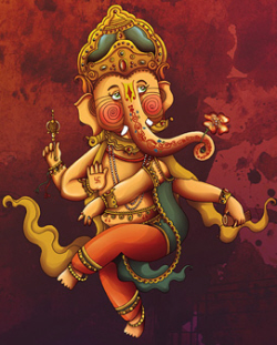 Another defamatory and funny picture of Sri Ganesh by Anna Anjos