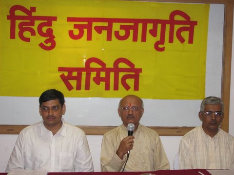 From Left : Advocate T. Nagesh; Dr. Manoj Solanki; Mr.  Prabhudessai