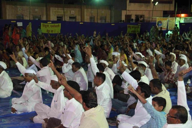 850 Hindus attend Hindu Dharmajagruti Sabha at small village of Gawadevadi, Pune