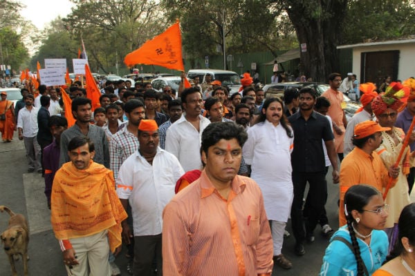 Shri. Dhananjay Desai, President of 'Hindu Rashtra Sena' also participated in the rally