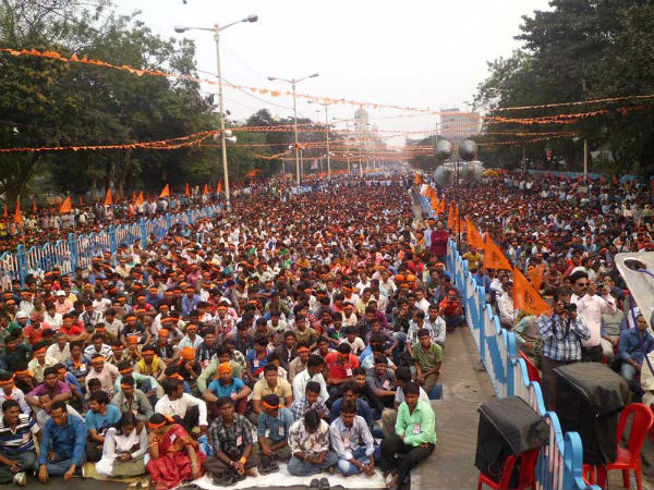 More than 30,000 Hindus attended the program