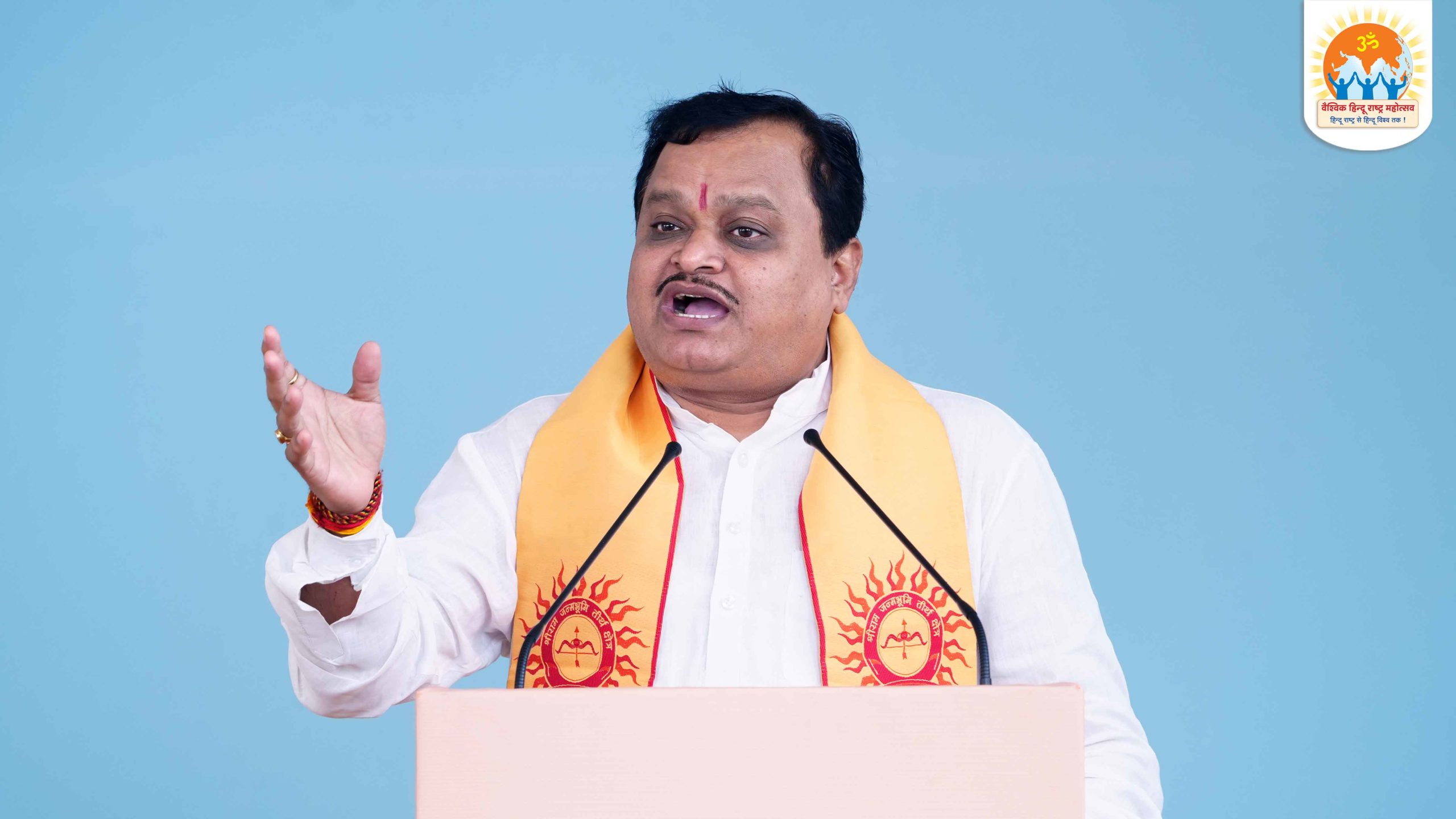 Mr Suresh Chavhanke (CMD & Editor-in-Chief, Sudarshan News TV), while addressing a session in Vaishvik Hindu Rashtra Mahotsav, said, "The Union Government has to enact a law for Population Control'